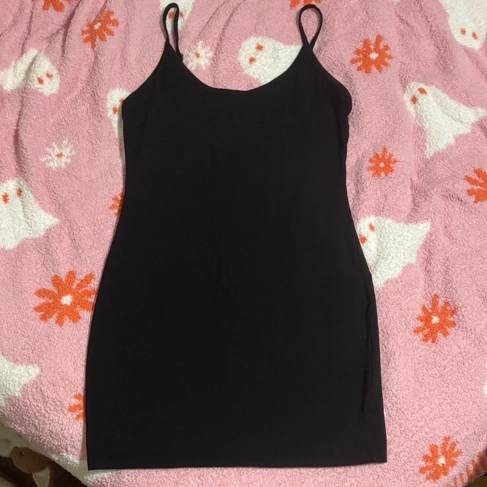 Black Spaghetti Strap Dress